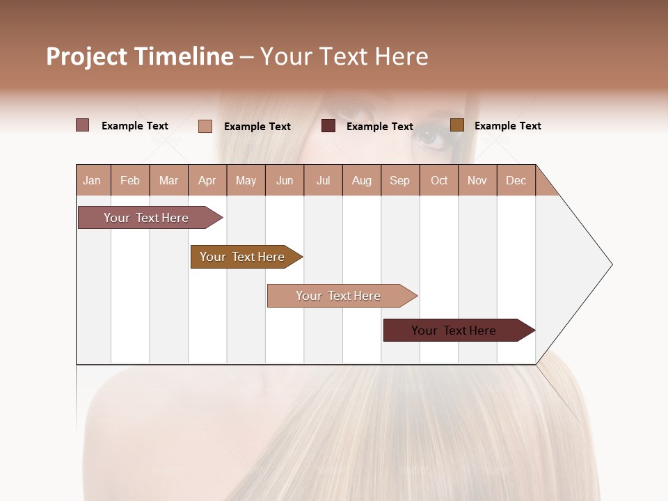 Beautiful Blond Studio PowerPoint Template