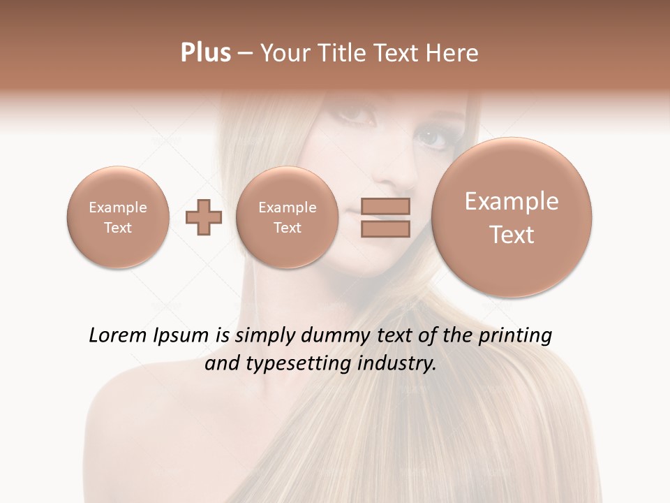 Beautiful Blond Studio PowerPoint Template
