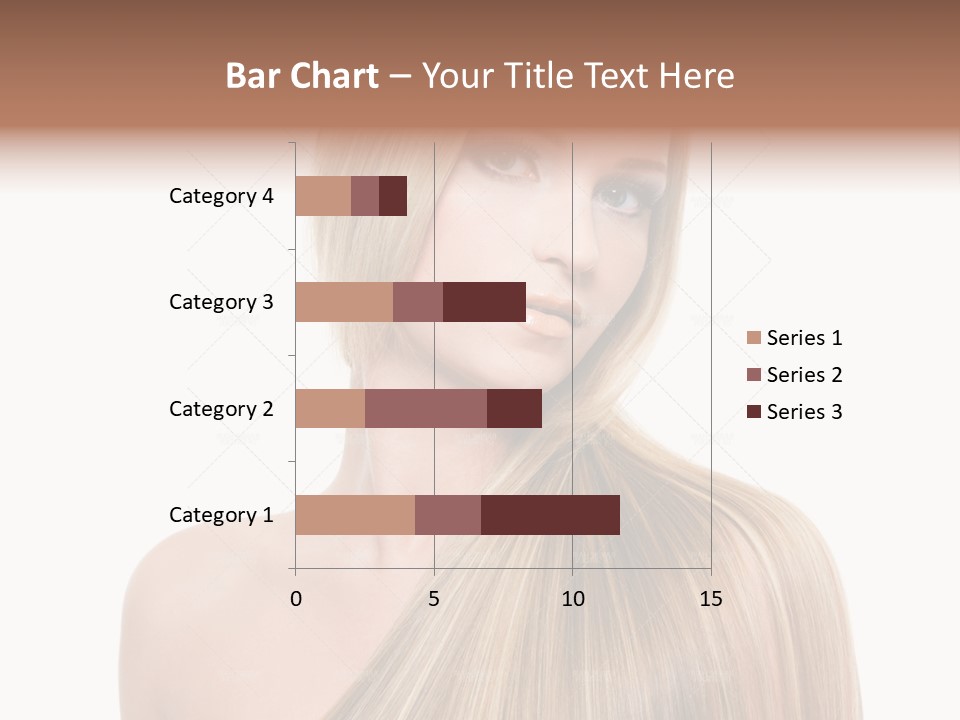 Beautiful Blond Studio PowerPoint Template