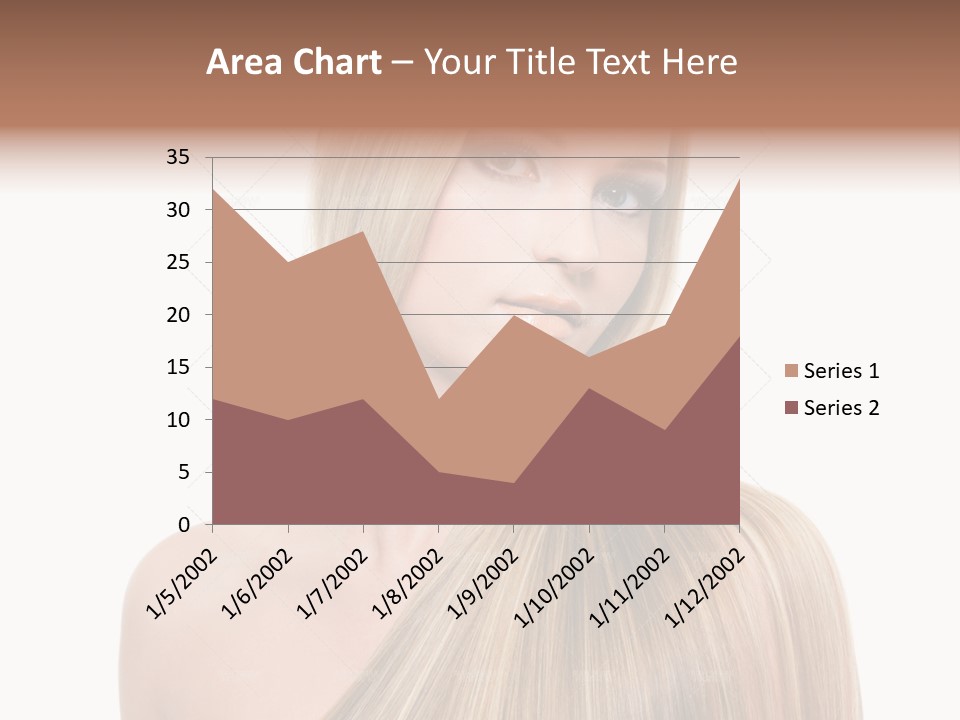 Beautiful Blond Studio PowerPoint Template