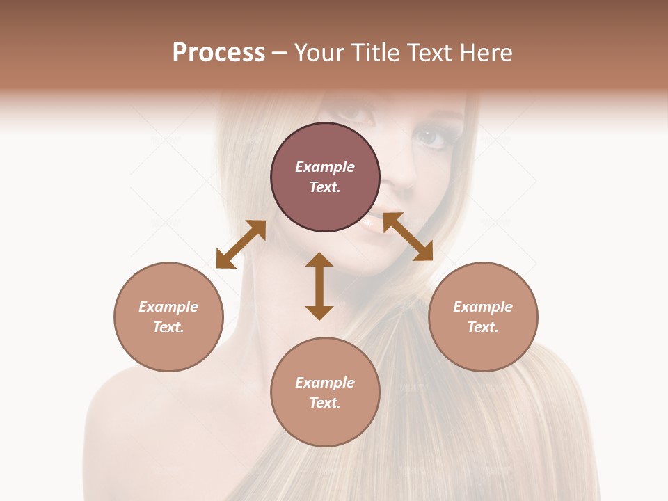 Beautiful Blond Studio PowerPoint Template
