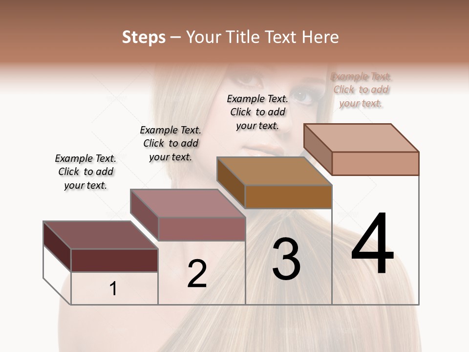 Beautiful Blond Studio PowerPoint Template