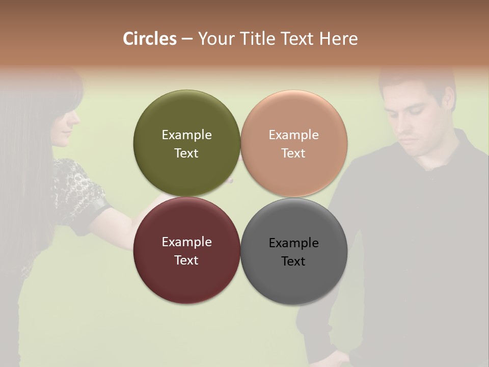 Girl Argument Fight PowerPoint Template