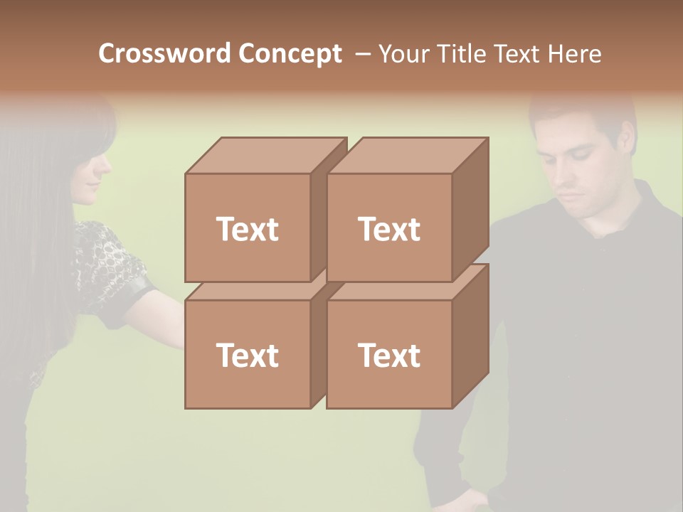 Girl Argument Fight PowerPoint Template