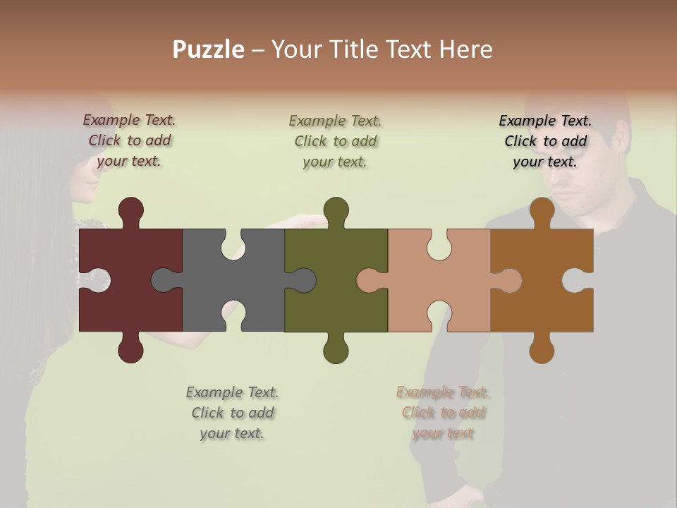 Girl Argument Fight PowerPoint Template