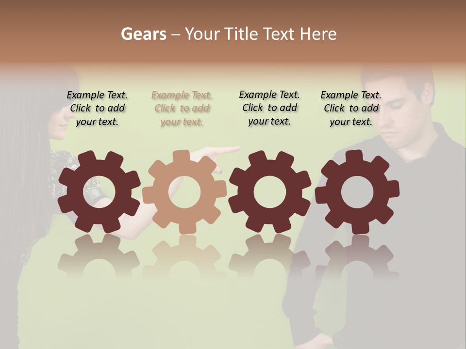 Girl Argument Fight PowerPoint Template