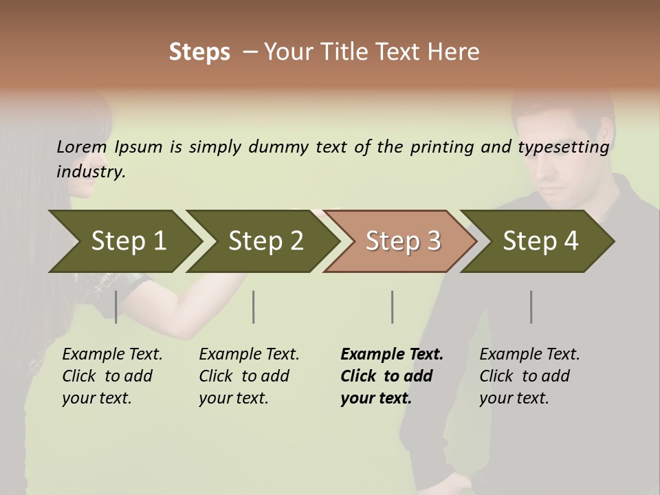 Girl Argument Fight PowerPoint Template