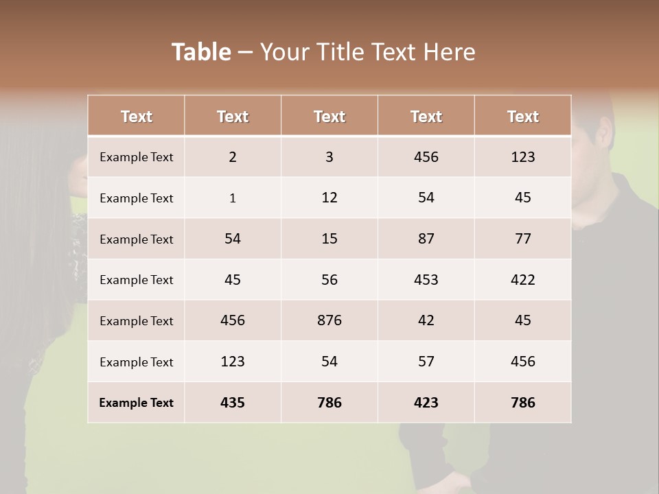 Girl Argument Fight PowerPoint Template