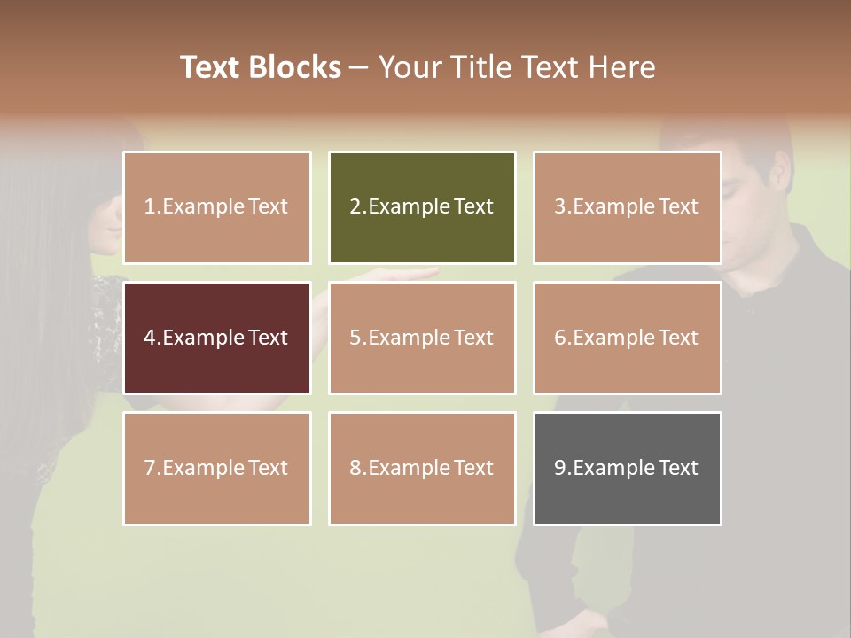 Girl Argument Fight PowerPoint Template
