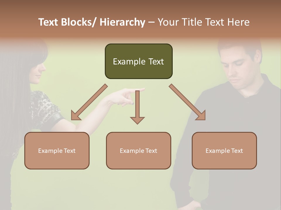 Girl Argument Fight PowerPoint Template