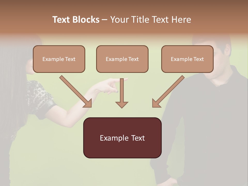 Girl Argument Fight PowerPoint Template