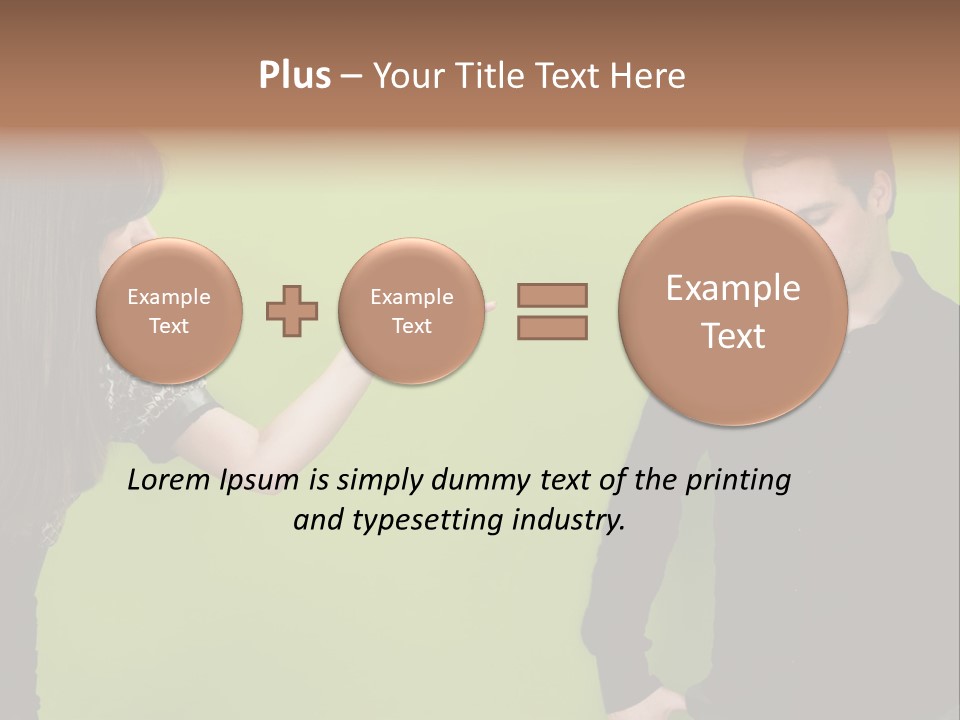 Girl Argument Fight PowerPoint Template