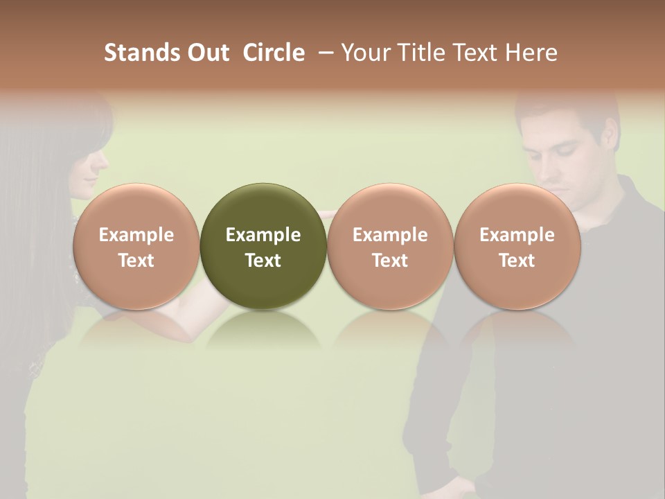 Girl Argument Fight PowerPoint Template
