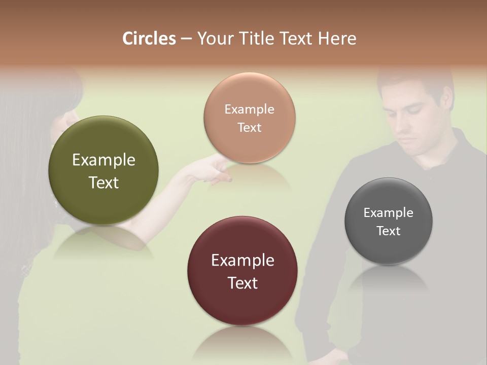Girl Argument Fight PowerPoint Template