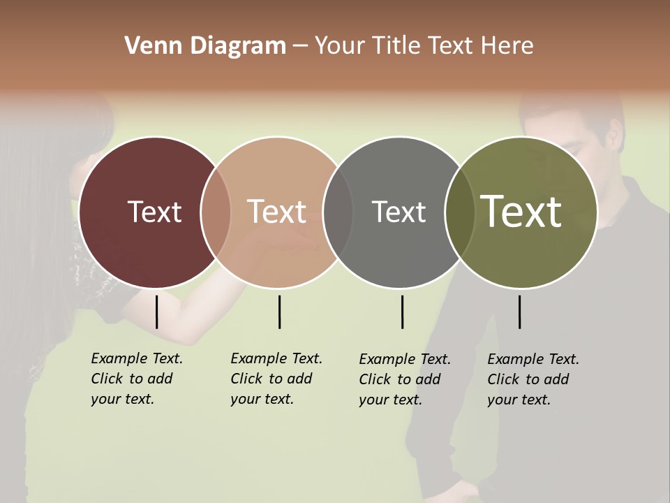 Girl Argument Fight PowerPoint Template