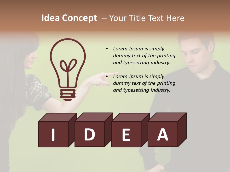 Girl Argument Fight PowerPoint Template