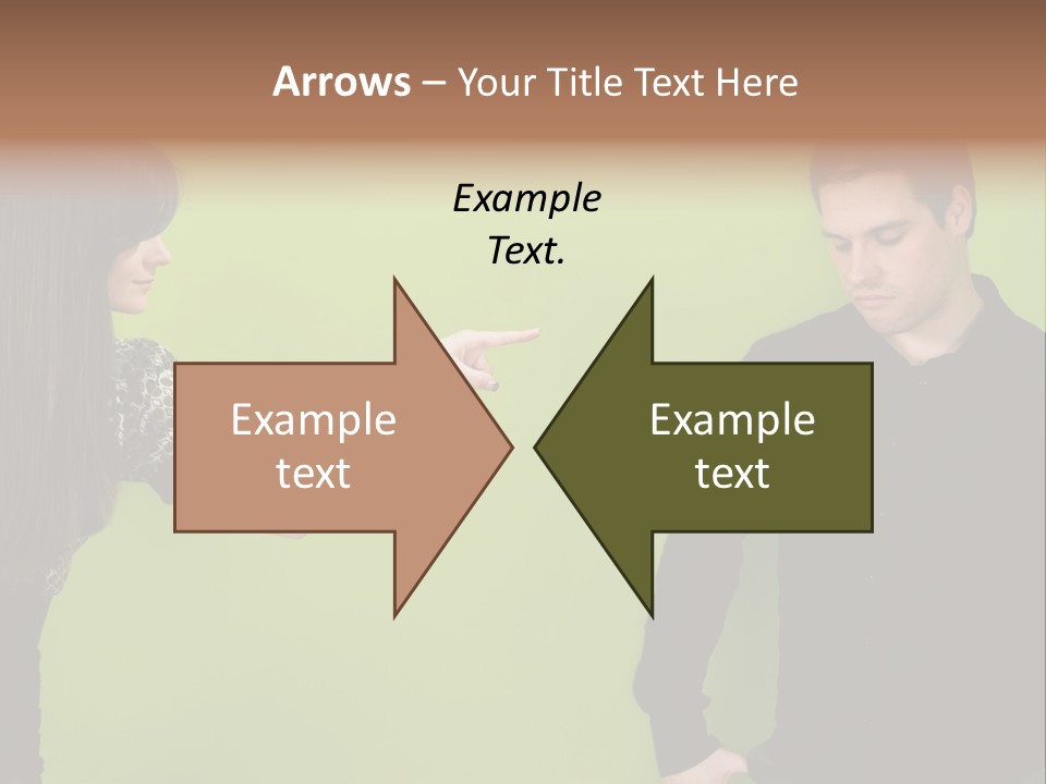 Girl Argument Fight PowerPoint Template