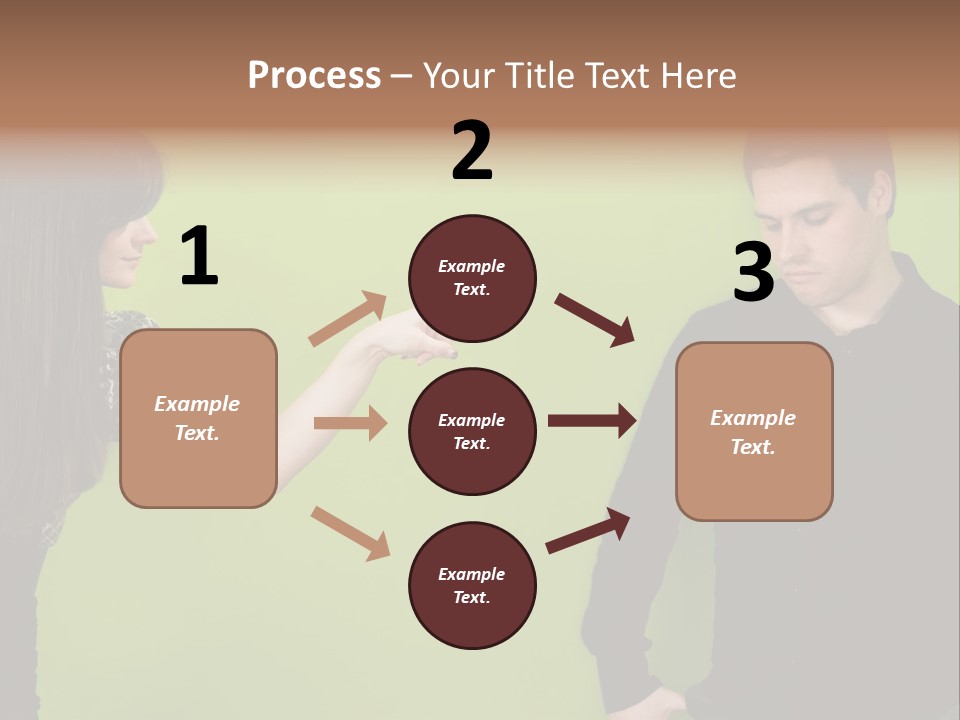 Girl Argument Fight PowerPoint Template