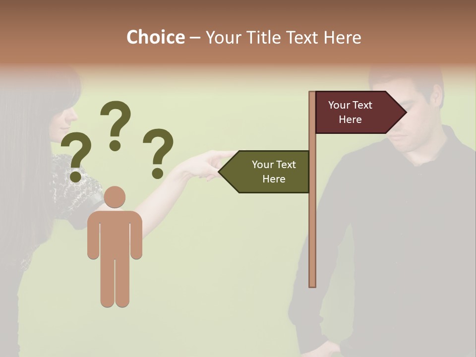 Girl Argument Fight PowerPoint Template