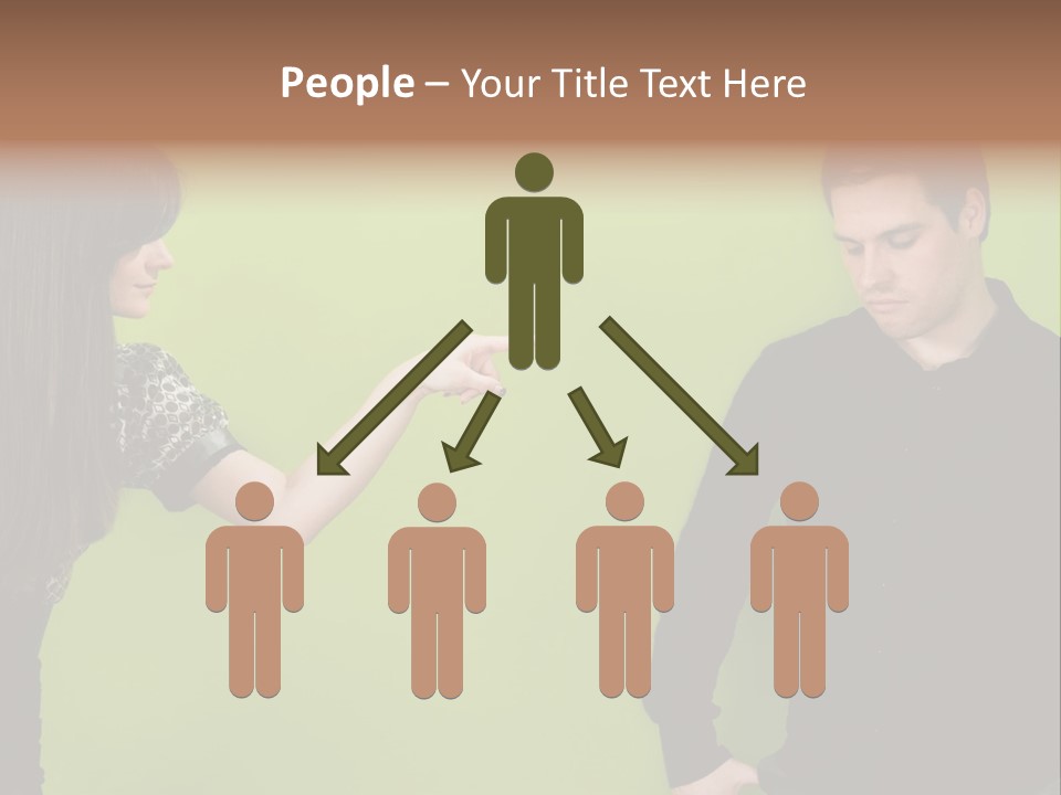 Girl Argument Fight PowerPoint Template