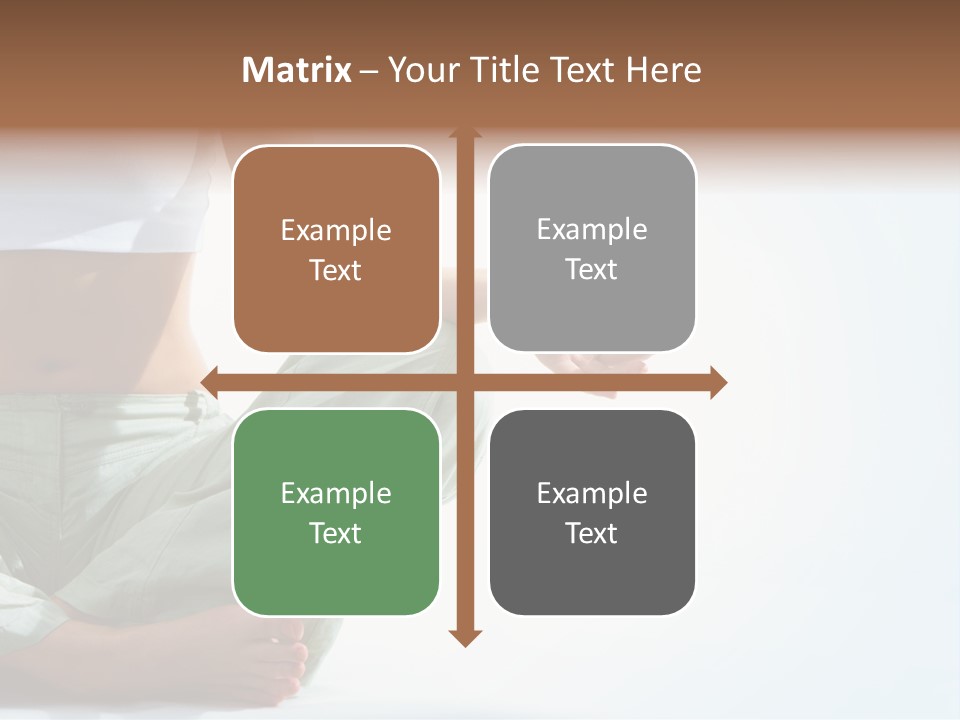 Energy Arm Sitting PowerPoint Template