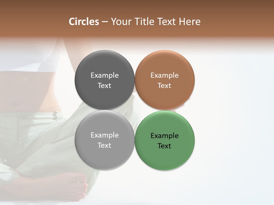 Energy Arm Sitting PowerPoint Template