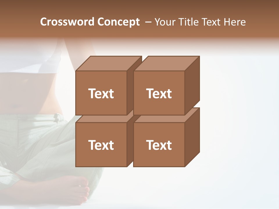 Energy Arm Sitting PowerPoint Template