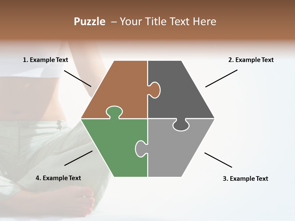 Energy Arm Sitting PowerPoint Template