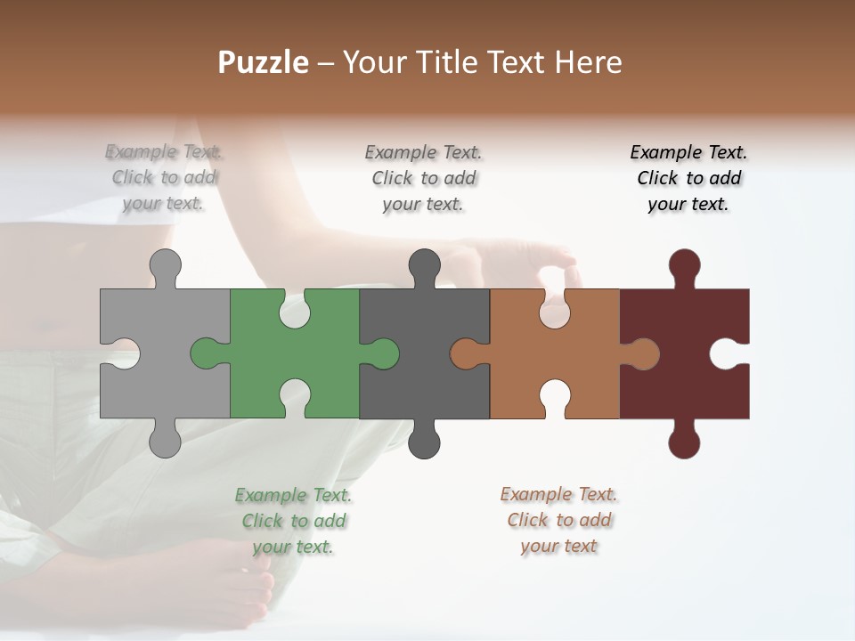 Energy Arm Sitting PowerPoint Template