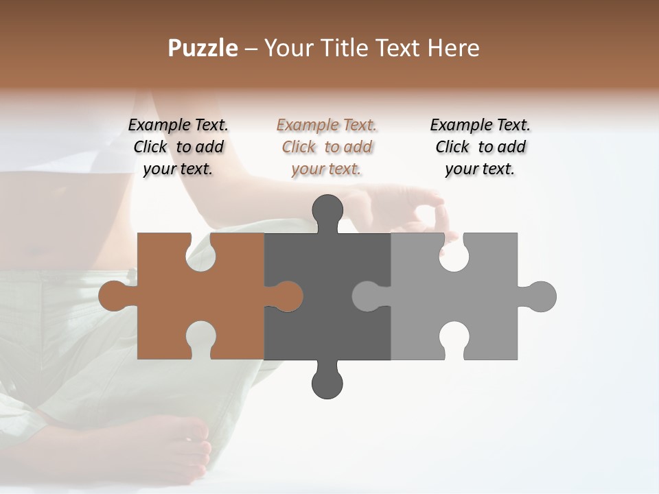 Energy Arm Sitting PowerPoint Template