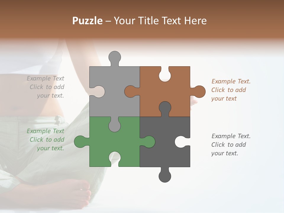 Energy Arm Sitting PowerPoint Template