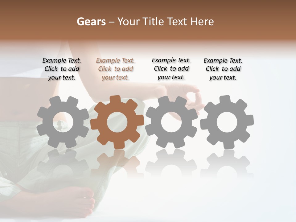 Energy Arm Sitting PowerPoint Template