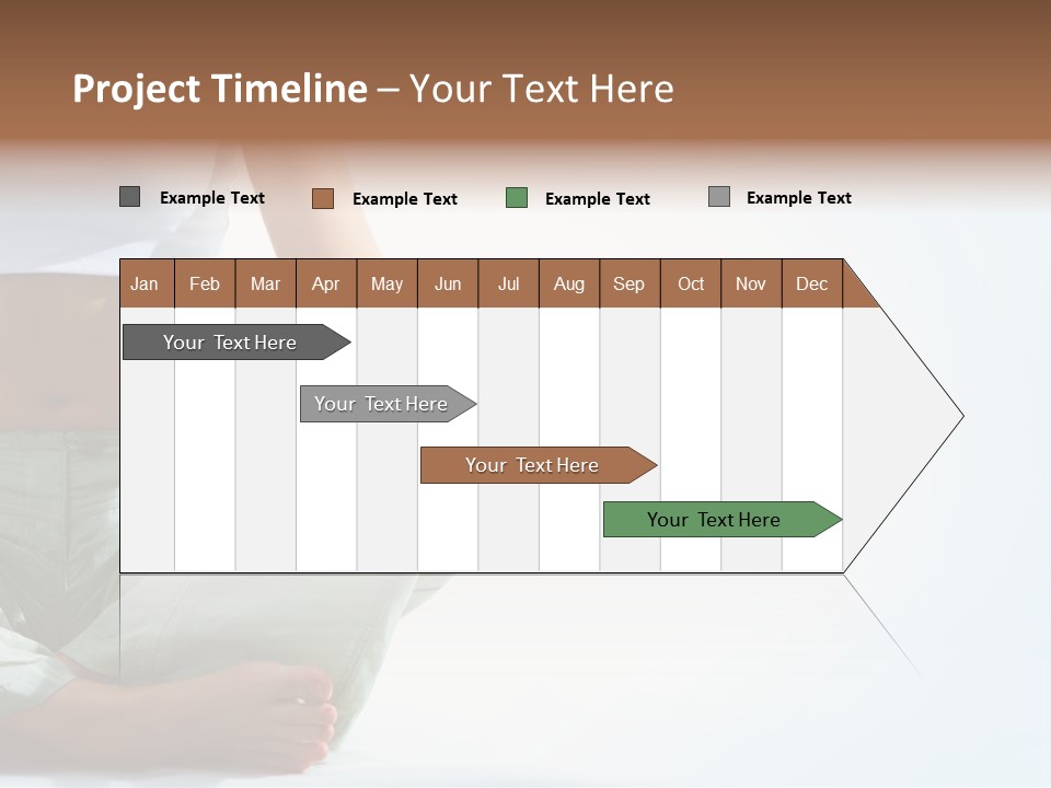 Energy Arm Sitting PowerPoint Template