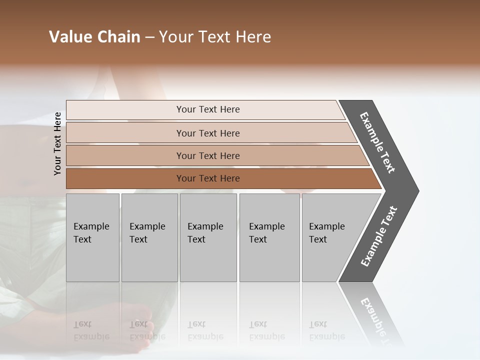 Energy Arm Sitting PowerPoint Template