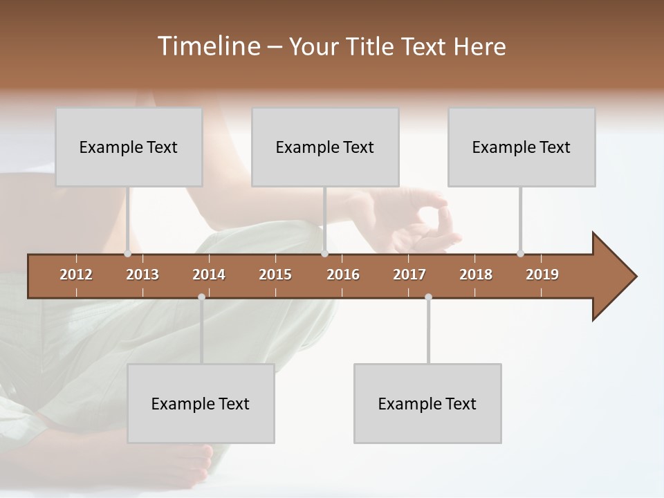 Energy Arm Sitting PowerPoint Template
