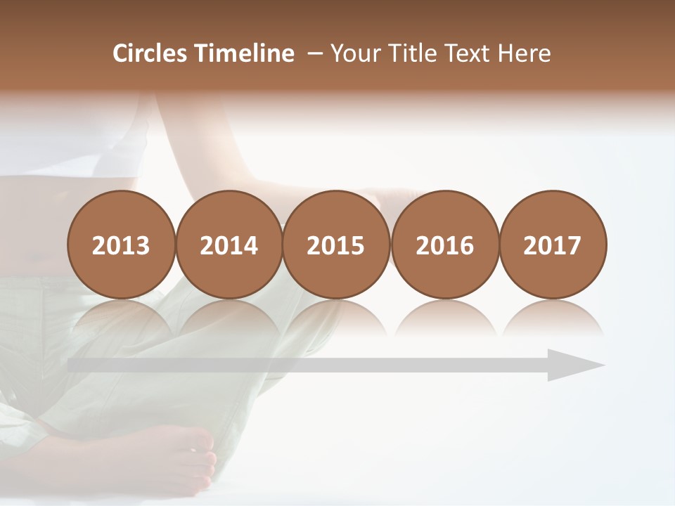 Energy Arm Sitting PowerPoint Template