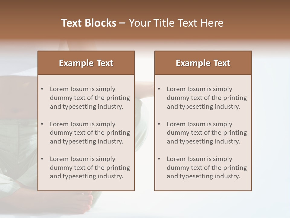 Energy Arm Sitting PowerPoint Template