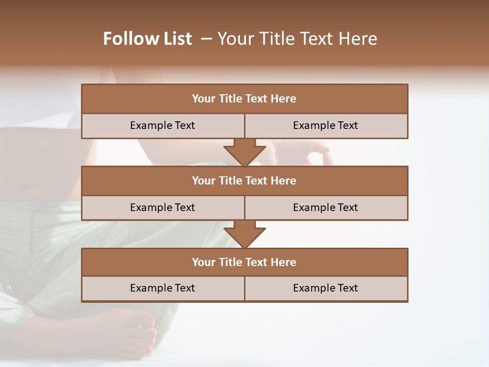 Energy Arm Sitting PowerPoint Template