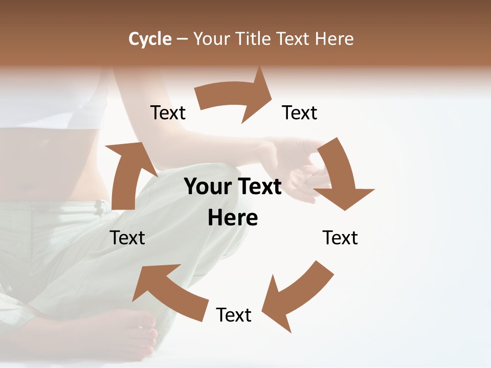 Energy Arm Sitting PowerPoint Template