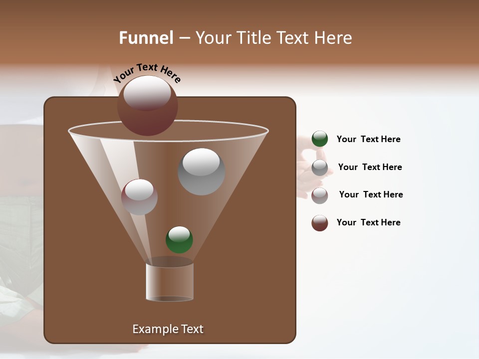 Energy Arm Sitting PowerPoint Template
