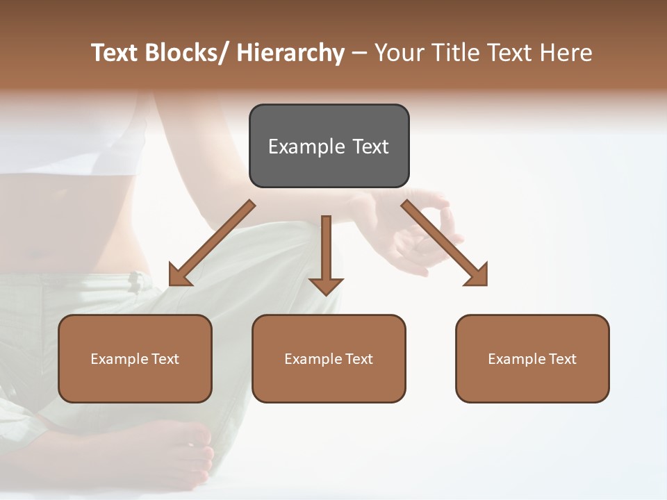 Energy Arm Sitting PowerPoint Template