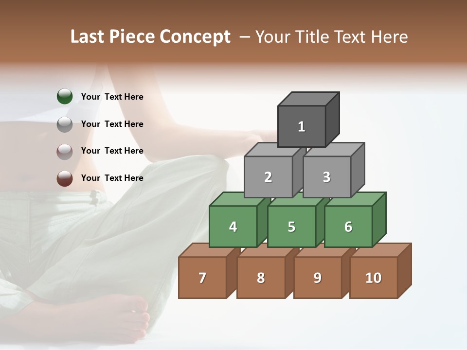 Energy Arm Sitting PowerPoint Template