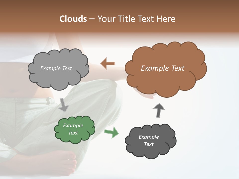 Energy Arm Sitting PowerPoint Template