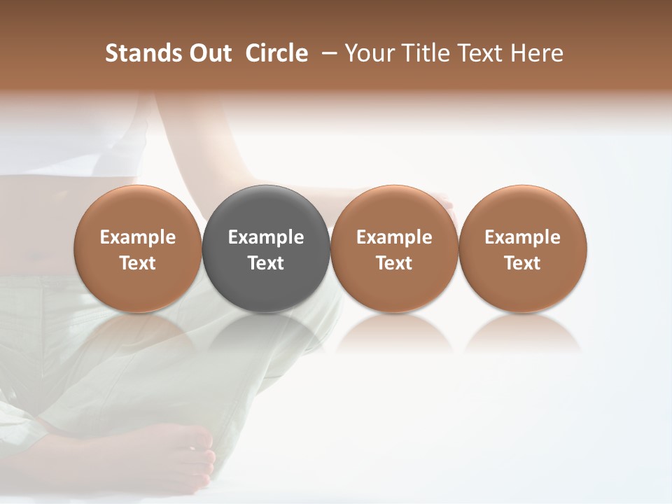 Energy Arm Sitting PowerPoint Template