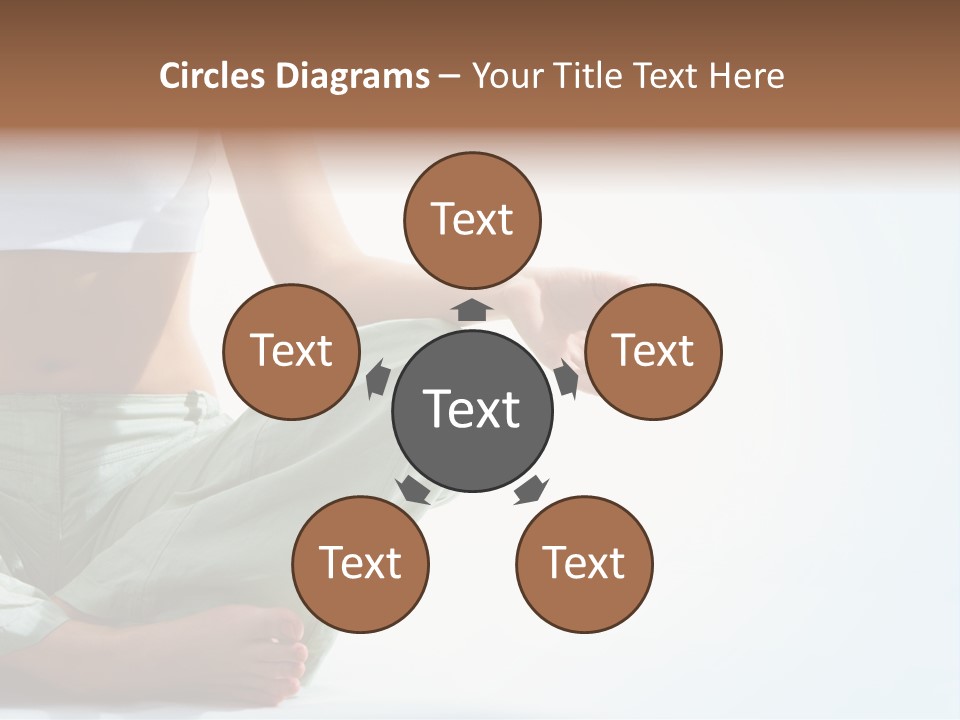 Energy Arm Sitting PowerPoint Template