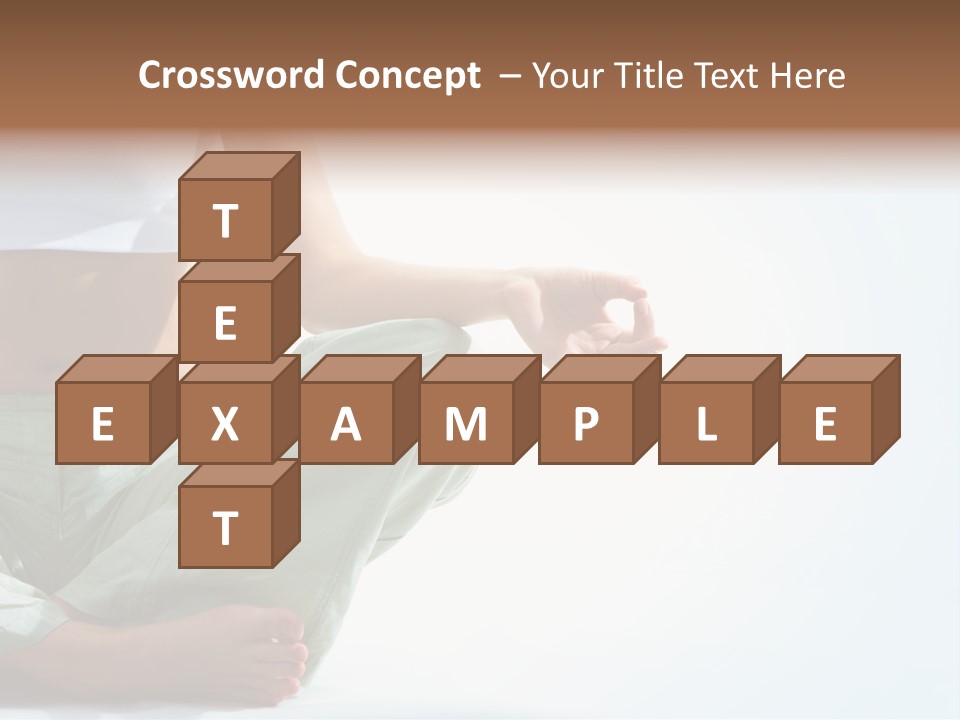 Energy Arm Sitting PowerPoint Template