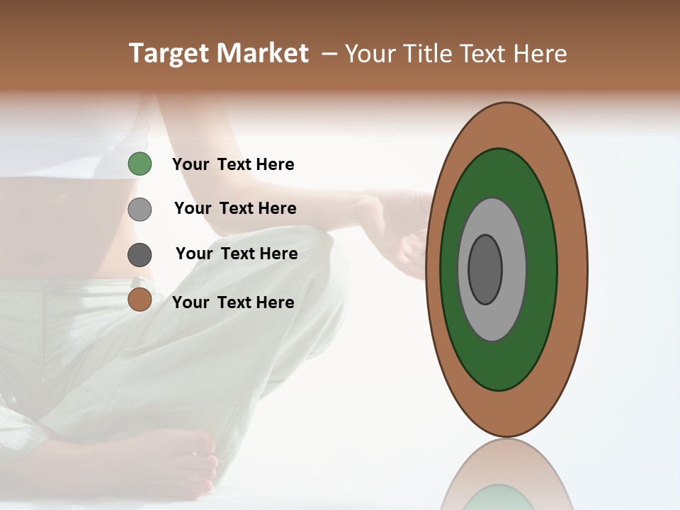 Energy Arm Sitting PowerPoint Template