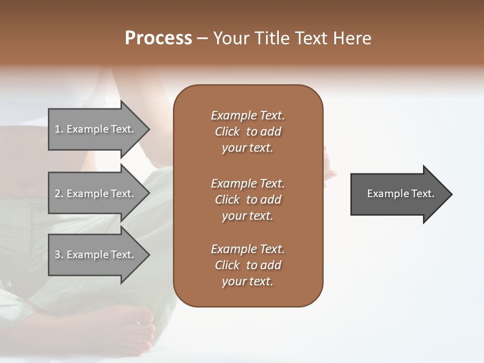 Energy Arm Sitting PowerPoint Template