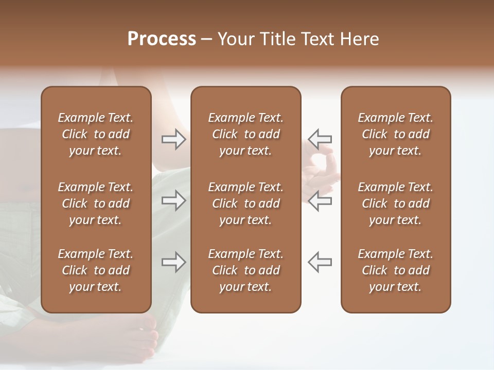 Energy Arm Sitting PowerPoint Template