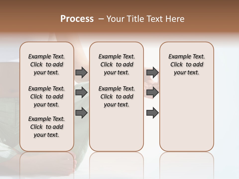 Energy Arm Sitting PowerPoint Template